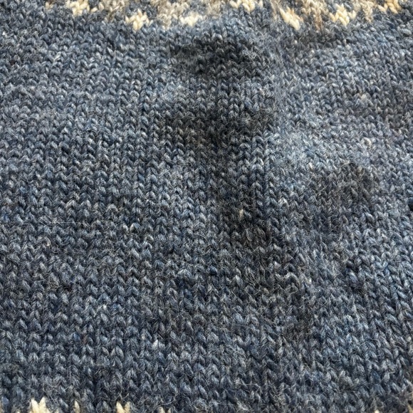 Nethy Scottish Small handknit Nordic Fair Isle Sweater - - Picture 2 of 6